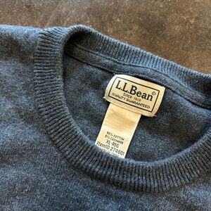 L.L. Bean cashmere blend pullover sweater